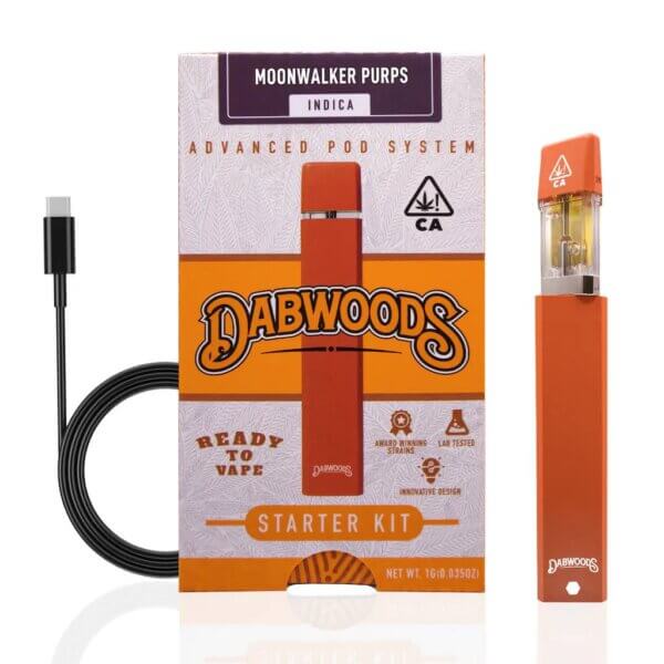 Dabwoods Starter Kit 1G Moonwalker Purps